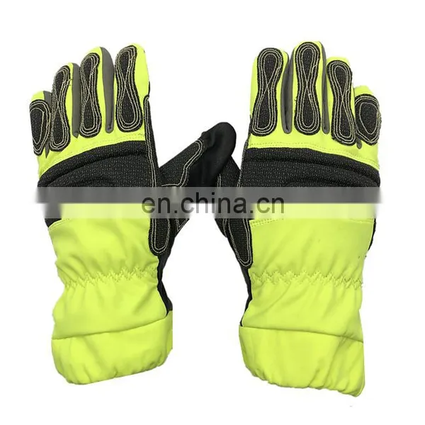 Firefighting Fireman Glove Gant Safety Firefigher Protection Fire Resistant Gloves photo-3