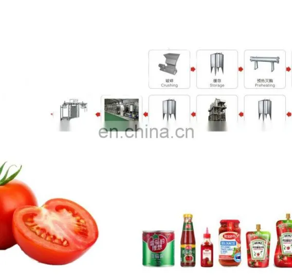 Factory Price Tomato Paste Processing Machine Ketchup Production Line Tomato Processing photo-3