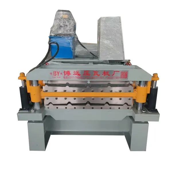 Tile Pressing Machinemetal Roof Panel Pressing Machinecolor Steel Tile Forming Machinefully Automatic Tile Making Machine photo-1