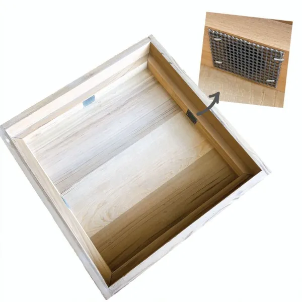 Pine Wood British Beehive With Wooden Frame and Nets Three Layers Each 10 Frames photo-3