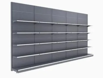Supermarket Metal Multi Layers Double Sided Gondola Display Shelf With Different Colors photo-1