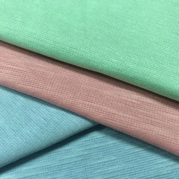 Guangzhifeng #9465 Double-sided Corded 230g Cotton-polyester Stretch Fabric With Unique Texture, Skin-friendly and Cool, Suitable for Casual T-shirts photo-2