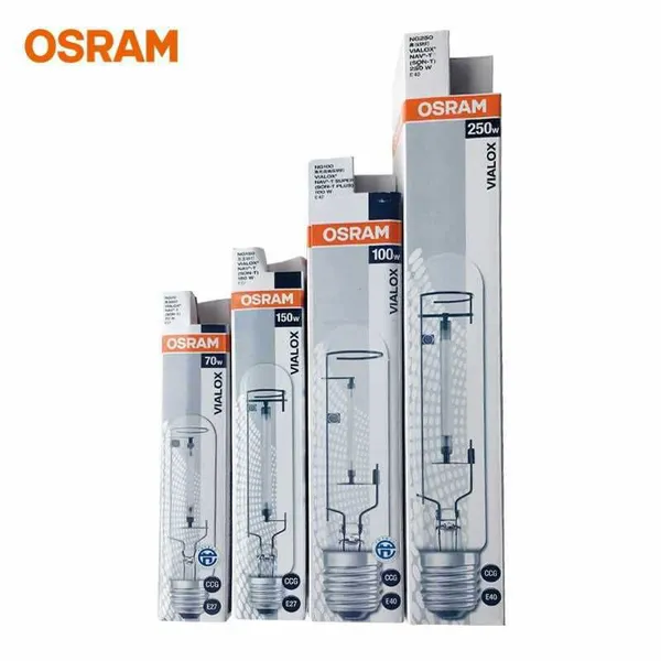 OSRAM NAV-T 70W 100W 150W 250W 400W 1000W High Pressure Sodium HPS Bulb