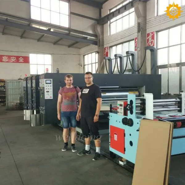 Chain Convey Semi Automatic Corrugated Printer Slotter photo-2