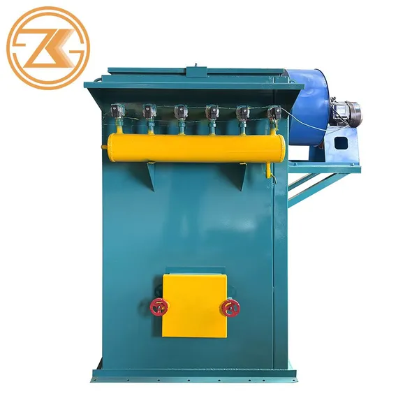 Industrial Environmental Protection Equipment Bag Dust Collector, Central Silo Top, Boiler, Woodworking, Cyclone, Cartridge, Pulse Dust Collector photo-5
