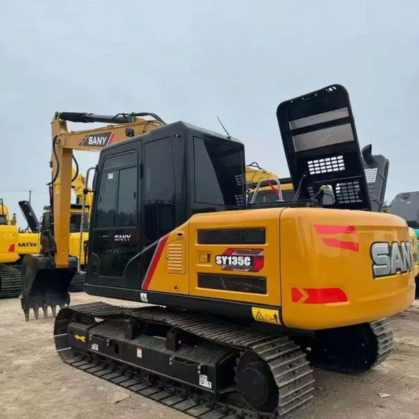 Used SY135C 13.5TON Crawler Excavator for Sale photo-3