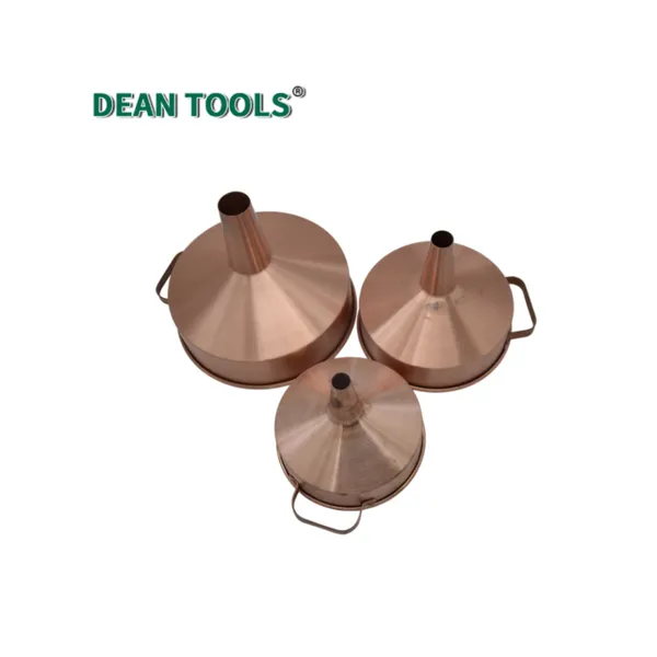 Non Sparking Copper Oil Funnel,Safe Oil Filling Too,Precision Liquid Transfer,Anti-Spill Design photo-3