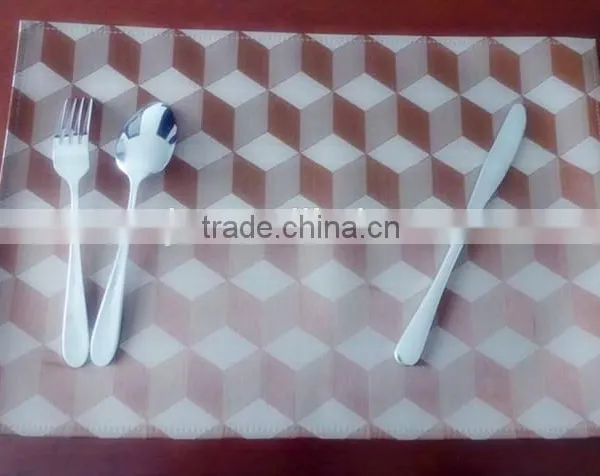 High Quality PVC 3D Placemat Hotel Restaurant photo-3