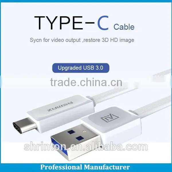 Remax Data Cable USB Type-C To USB3.1 2.1A Male Cable photo-2