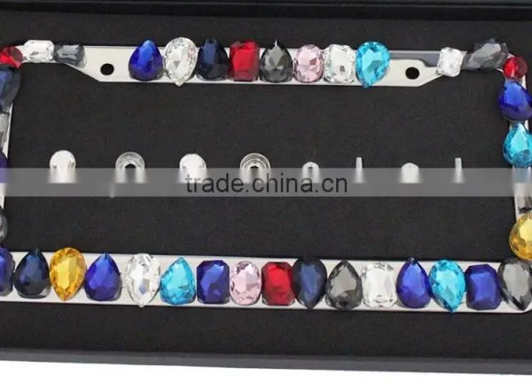 Luxury Diamond Bling License Plate Frames photo-4