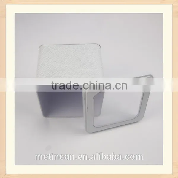 Direct Factory Window Square Tin Box With PVC Window photo-5