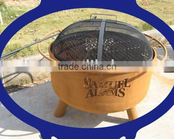 24" Rusted Barbecue Equipment