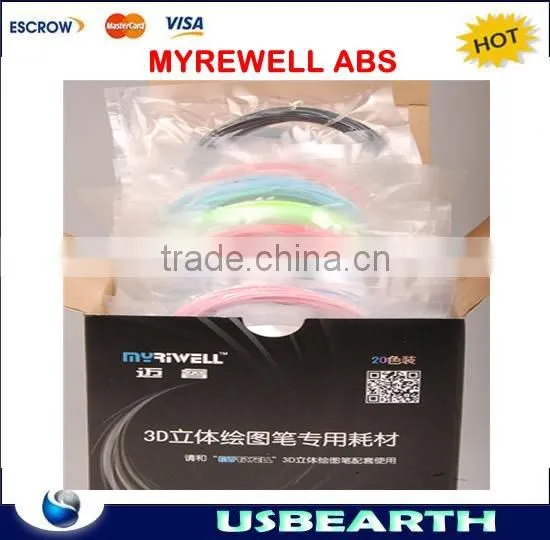 2015 Hotsale MYREWELL ABS , Touch Screen Control 3D printer material