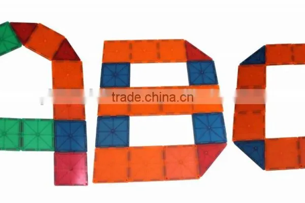 Educational Toys Plastic Magnetic Building Blocks 100 Pcs For Kids photo-3