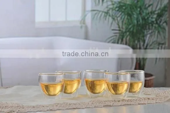 Clear Double Wall Clear Coffee Cups With Handle photo-3