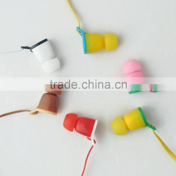 2015 New Design Super Bass Colorful Earphone for Mobile Phone Mp3 Music photo-2