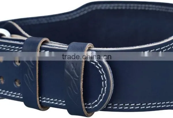 RDX Weight Lifting 4" Leather Belt Back Support Strap Gym Training Power Fitness photo-4