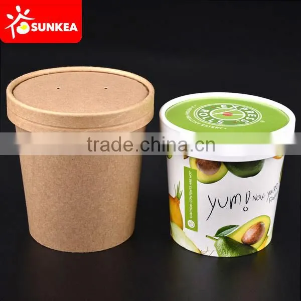 Custom Logo Printed Disposable Take Away Soup Bowl photo-2