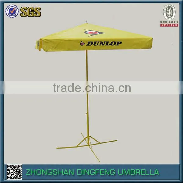 Chinese Parasol Frame With Parasol Fabric for Promotion Yellow Parasol