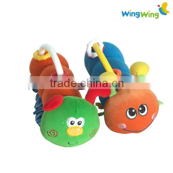 Cute Plush Animal Handle Baby Rattle Toy