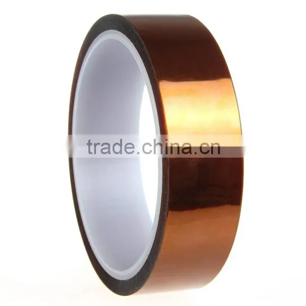 3D Printer Prusa i3 Polyimide Adhesive Insulation Tape 1cm x 30m High Temperature Heat Resistant Anti-Static Abrasion Resistance photo-2