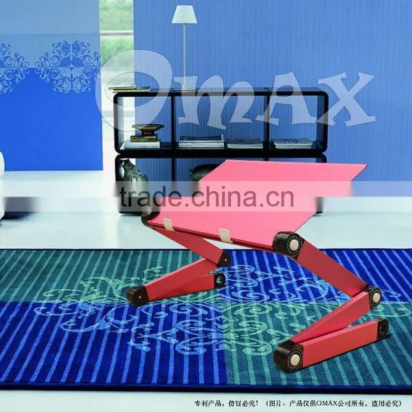 Fashion Adjustable Vented Laptop Table Antique Furniture Aircraft Folding Table OMAX A6 photo-3