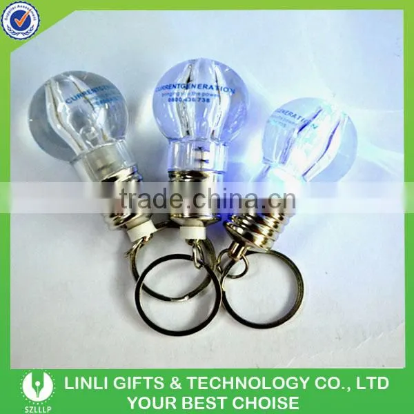 2016 Hot Sales Plastic Led Bulb Shape Key Chain photo-2