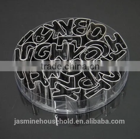 High Quality Hot Selling 26 Pcs Letters Stainless Steel Cookie Cutters photo-5