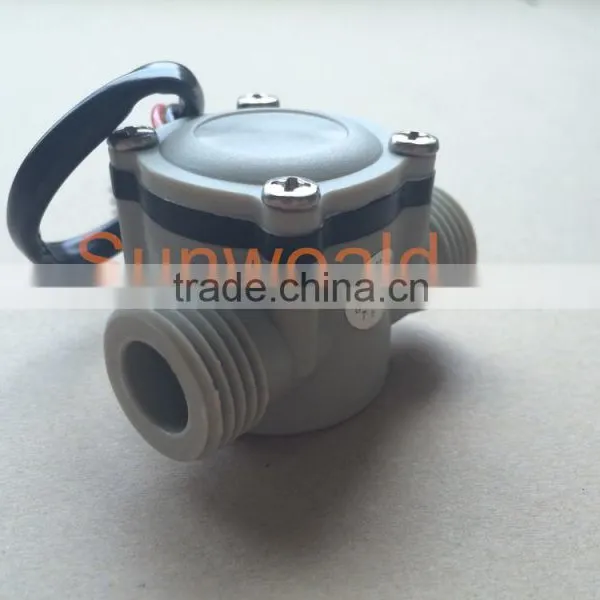 DN15 G1/2" Rate 1~30L/min Hall Magnetic Plastic Trasonic Water Flow Sensor for Pump photo-6
