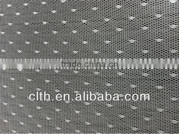 Pin Dot Fine Nylon Mesh Fabric for Clothing photo-2