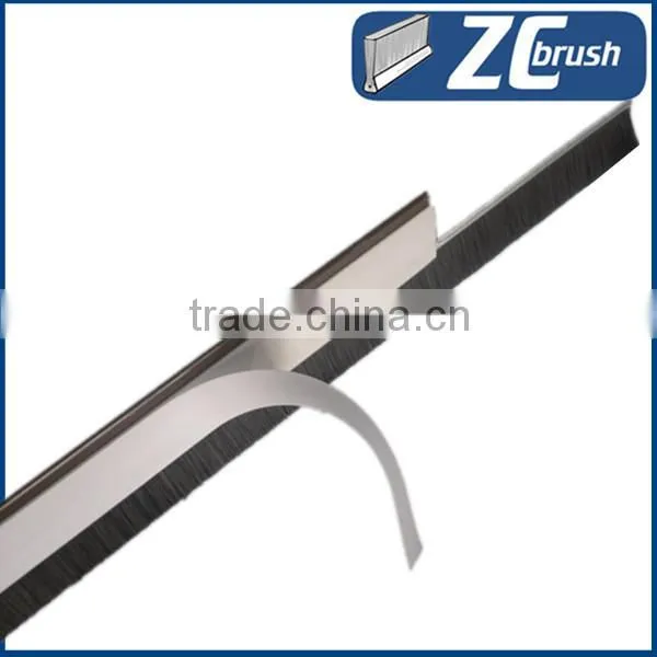 Door Bottom Metal Channel High Speed Door Brush