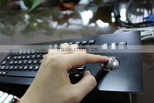 Black Titanium Embedded Keyboard Led With Track Ball photo-5