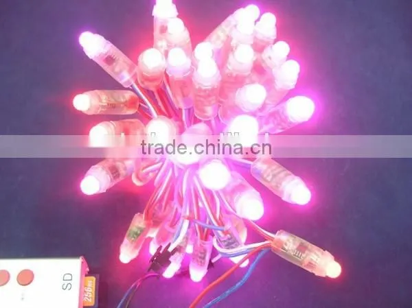 DC5V Input,50pcs a String;round Shape 12mm WS2811 Led Pixel String Light photo-6