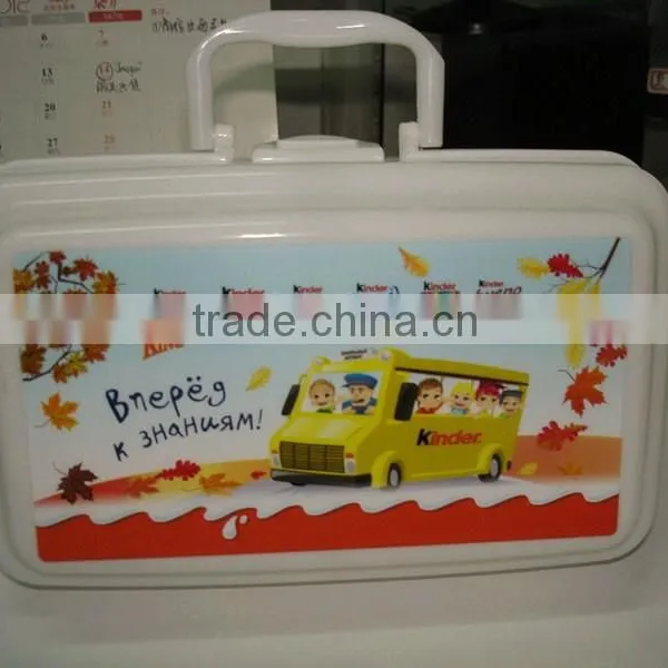 Hard Plastic Lunch Box With Handle,plastic Lunch Box for Kids ,plastic Lunch Box With Handle photo-2