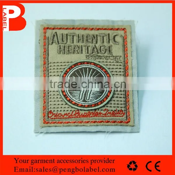 Top Quality Carton Woven Patch Label for Kid's Clothing / Woven Patach photo-5