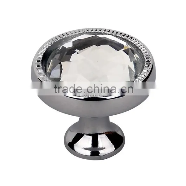 Clear Crystal Cabinet Pull Handle photo-2