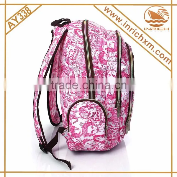 Fashion Girls Backpack Promotional Cartoon Picture School Bag photo-3