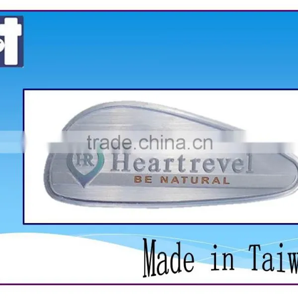 Thick Nameplate Silver 3d Metal Sticker photo-4