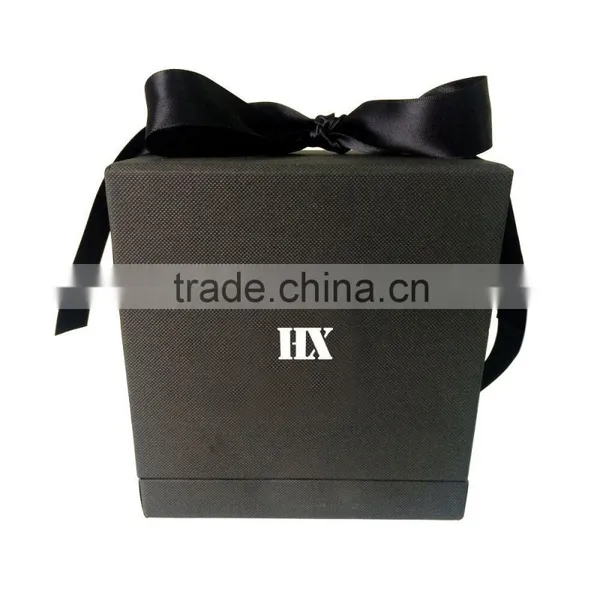 Hot Sale Unique Design Flip Open Cover Gold Blocking Custom Printing Single Wine Glass Gift Boxes Wholesale photo-2