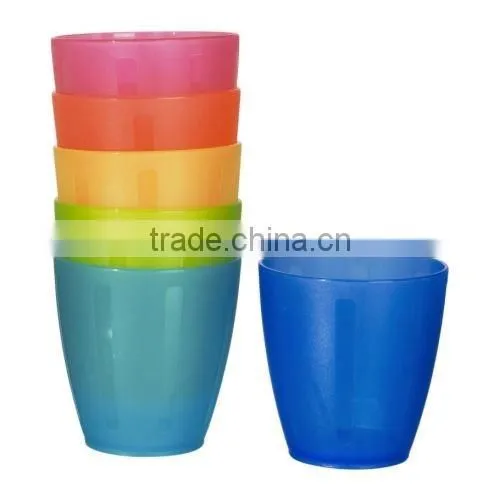 Colorful 10OZ Plastic Cup With Horizontal Stripes photo-2