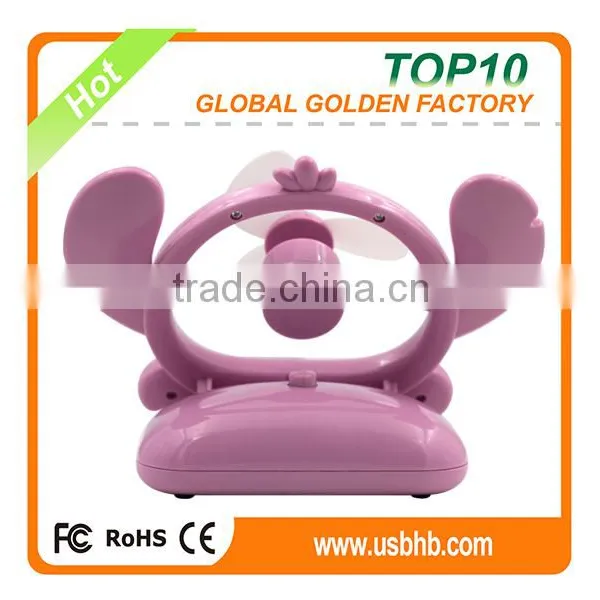 New Arrvial Animal Usb Fan Mini Fan Small Fan Purple Color photo-3