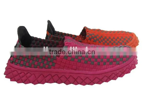 2016 Fashion Lady Woven Elastic Sport Shoe Knit Upper photo-2