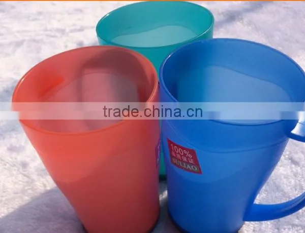 Fashion Super Light Colorfulpromotional Plastic Tooth Mug ,small Volume pp Waist Cup photo-3