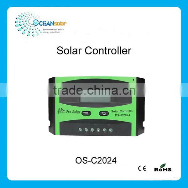20A Auto 12V24V Solar Controller Manual PWM Solar Charge Controller