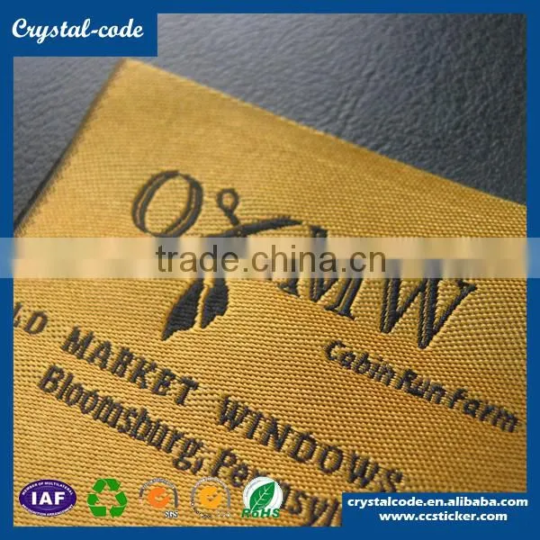 High Quality Custom Taffeta Fabric Roll Cheap Polyester Nylon Label photo-2