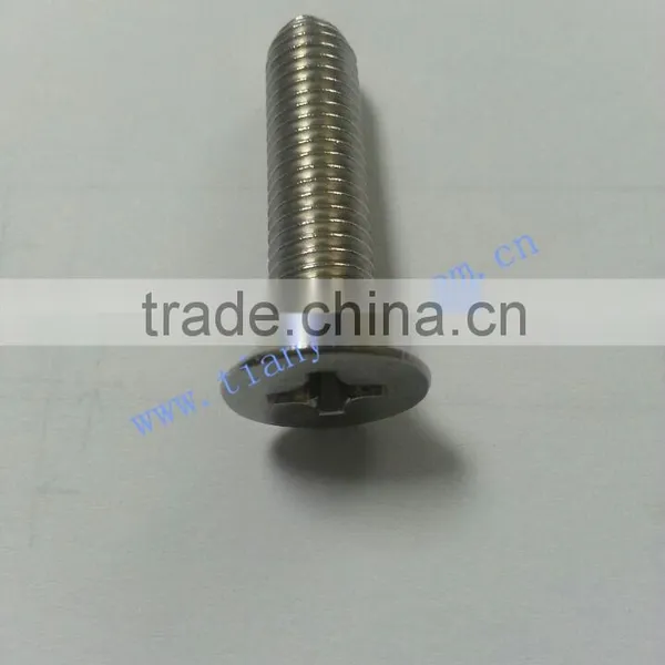 Stainless Steel flat head screw