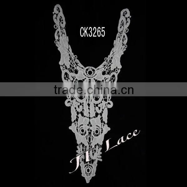 Embroidery Cotton Neck Lace Water Soluble Collar CK3265