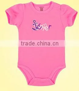 Summer Short Sleeve Baby Bodysuit photo-4