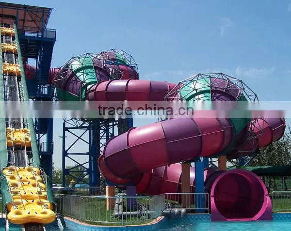 2015-2016 Canton Fair Top Amusement Water Park Fiberglass Water Slides ODM photo-3