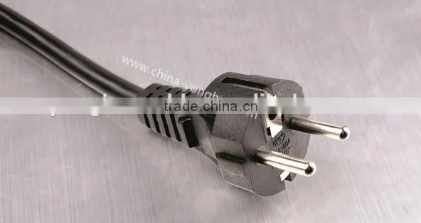 Euro Power Plug 250V 10A With VDE Certificate AC Power Cord With Plug H05VV-F 3*0.1.0mm2 3m 5m Black European Standard photo-5